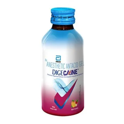 DIGECAINE SUGAR FREE FRUIT PUNCH FLAVOUR Gel(Oral) 200ml