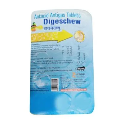 DIGESCHEW MIX FRUIT FLAVOUR Tablet 15's