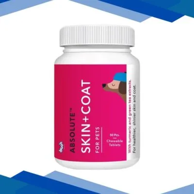 Drools Absolute Skin + Coat Tablet- Dog Supplement 50’s
