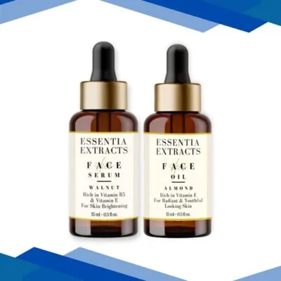 Essentia Extracts Brighetening Face Serum Combo (Walnut 15 ml + Almond 15 ml) 1’s