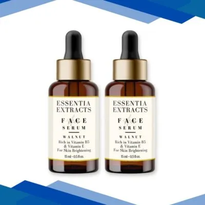 Essentia Extracts Brightening Face Serum – Walnut (Pack of 2 x 15 ml) 1’s