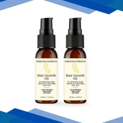 Essentia Extracts Pure Cold Pressed Hair Growth Oil (Pack of 2 x 100 ml) 1’s