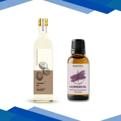 Essentia Extracts Pure Cold Pressed Oil – Coconut 100 ml + Essential Oil – Lavender 15 ml 1’s