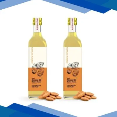 Essentia Extracts Pure Cold Pressed Oil – Sweet Almond (Pack of 2 x 25 ml) 1’s