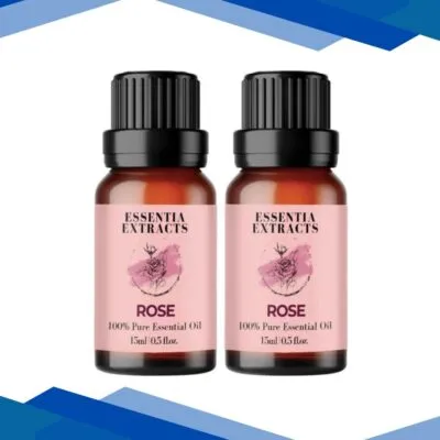Essentia Extracts Pure Essential Oil – Rose (Pack of 2 x 15 ml) 1’s