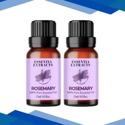 Essentia Extracts Pure Steam Distilled Essential Oil – Rosemary (Pack of 2 x 15 ml) 1’s