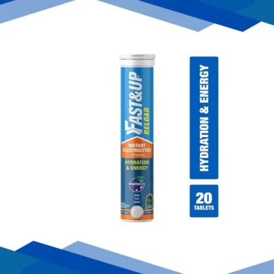 Fast&Up Reload Hydration & Energy Effervescent Tablet – Blueberry Flavour 20’s