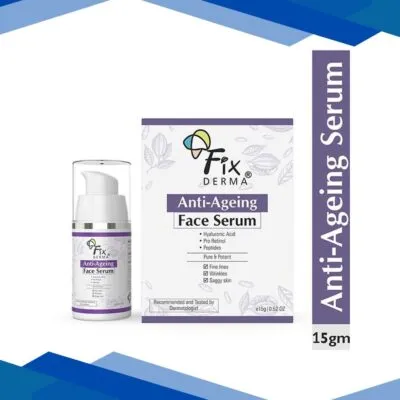 Fixderma Hyaluronic Acid Serum for Anti Ageing with Pro Retinol Serum for Face 15 gm