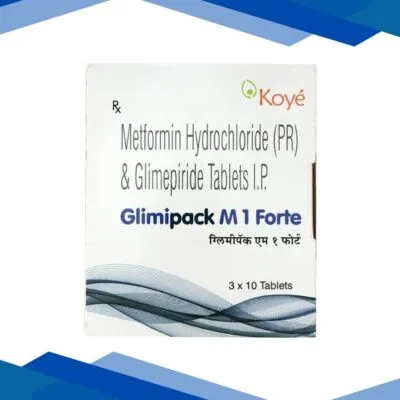 Glimipack M Forte 1/1000mg Tablet 10’S