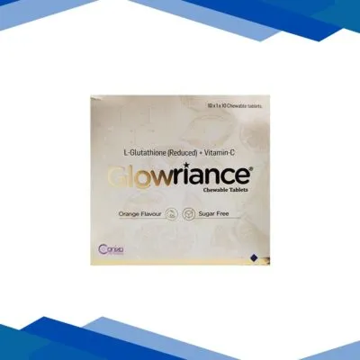 GLOWRIANCE SUGAR FREE ORANGE FLAVOUR Chewable Tablet 10’s