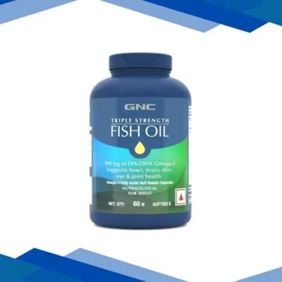 GNC Triple Strength Fish Oil 900mg Softgel 60’s