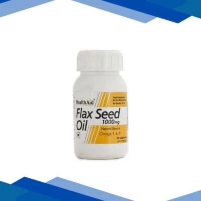 HealthAid Flax Seed Oil 1000 mg Capsules 60’s