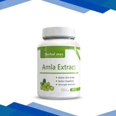 Herbal Max Amla Extract Dietary Supplement 800 mg Capsule 30’s