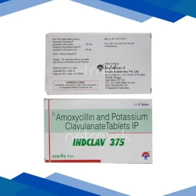 Indclav 375mg Tablet 10’S