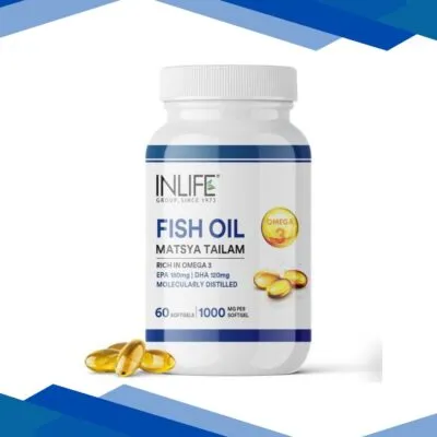 INLIFE Fish Oil 1000 mg Softgel 60’s