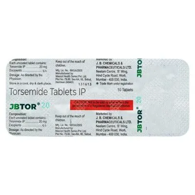 JBTOR 20 Tablet 10’s