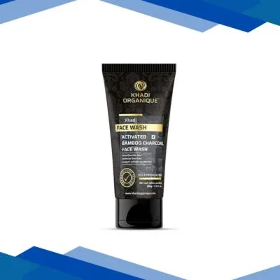 Khadi Organique Khadi Face Wash – Activated Bamboo Charcoal 100 gm