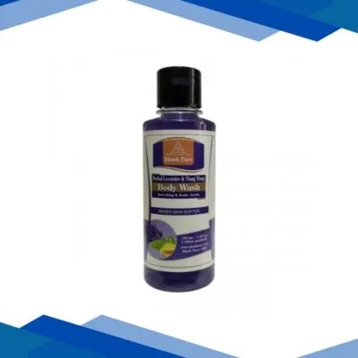 Khadi Pure Herbal Body Wash – Lavender & Ylang Ylang 210 ml