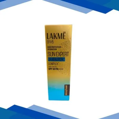 Lakme 9To5 Sun Expert 5% Hyaluronic Complex Spf 50 Pa++++ Aqua Sun Gel 56 g