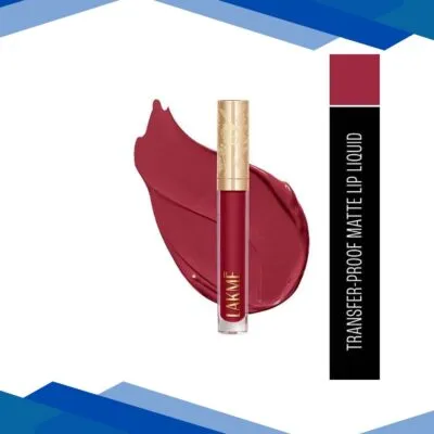 Lakme Rouge Bloom Matte Lip Liquid Regal Rose 102 3.5 ml