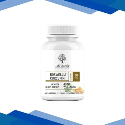 Life Aveda Boswellia Curcumin Veg Capsule 60’s