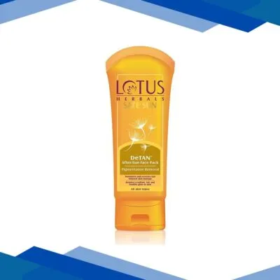 Lotus Herbals Safe Sun Detan After-Sun Face Pack 100 Gm