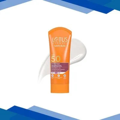 Lotus Herbals Safe Sun Uv Screen Mattegel Pa+++ Spf-50 50 Gm