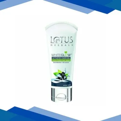 Lotus Herbals Whiteglow Activated Charcoal Brightening Face Wash 50 Gm