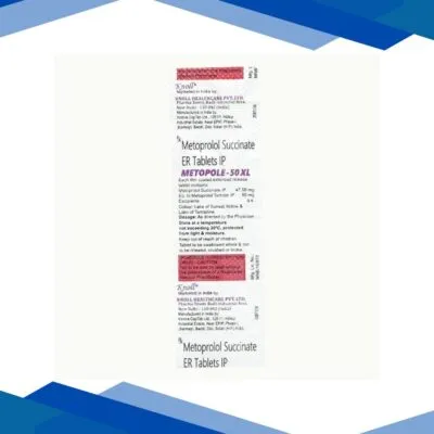 METOPOLE XL 50mg Tablet 10’s