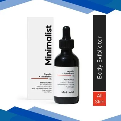 Minimalist Glycolic acid & Tranexamic acid, 11% Body Exfoliator 60 ml