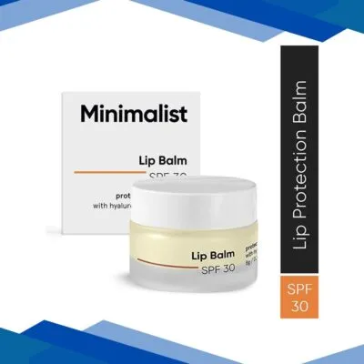 Minimalist SPF 30 Lip Balm with Ceramides & HA for lip protection & nourishment 8 gm