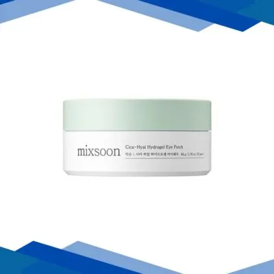 Mixsoon Cica-Hyal Hydrogel Eye Patch Calming & Hydrating Eye Care for Sensitive Skin 60’s