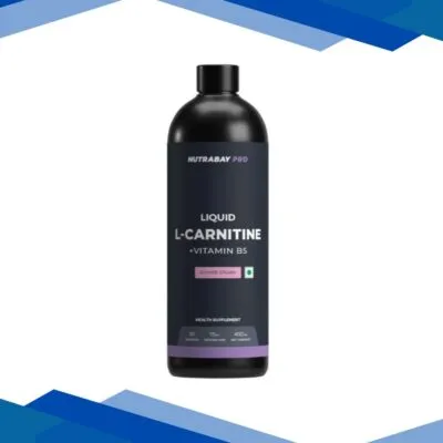 Nutrabay L Carnitine +Vitamin B5 Liquid – Lychee Crush 450 ml