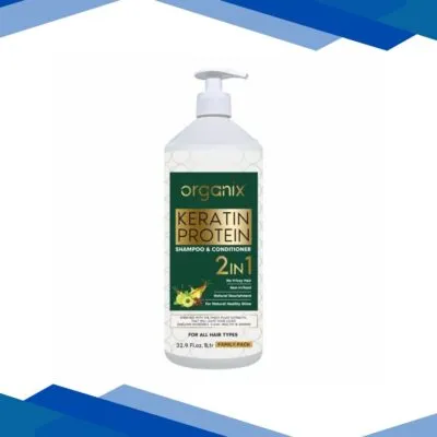 Organix Keratin Protein 2 In 1 Shampoo & Conditioner 1000 ml