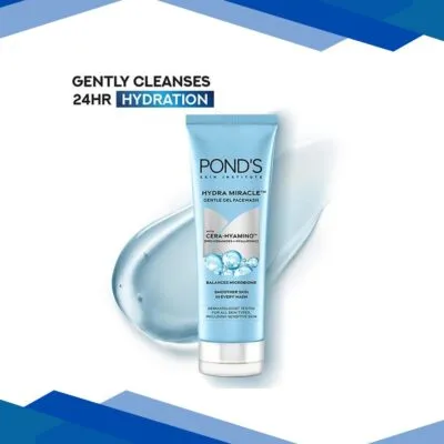 Ponds Hydra Gentle Gel Face Wash Cera-Hyamino 100 gm