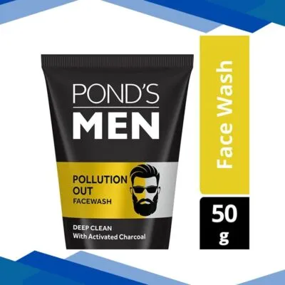 Pond’s Men Pollution Out Activated Charcoal Deep Clean Facewash 50 gm