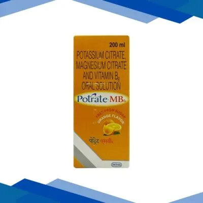 Potrate Mb6 Free from Sugar Orange Flavour Solution 200ml