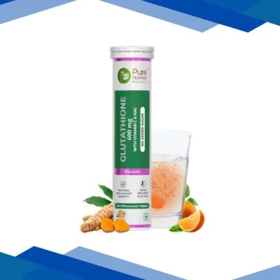Pure Nutrition Glutathione , Effervescent Tablet – Orange 15’s