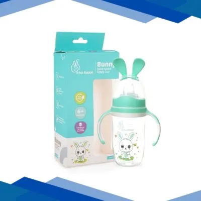 R for Rabbit Bunny Baby Spout Sippy Cup 240 ml – Green