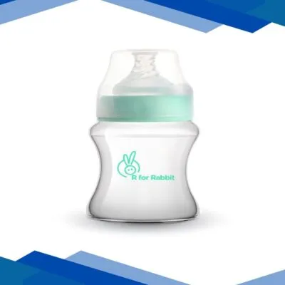 R For Rabbit First Feed Polypropylin Feeding Bottle 150 ml – Sea Green