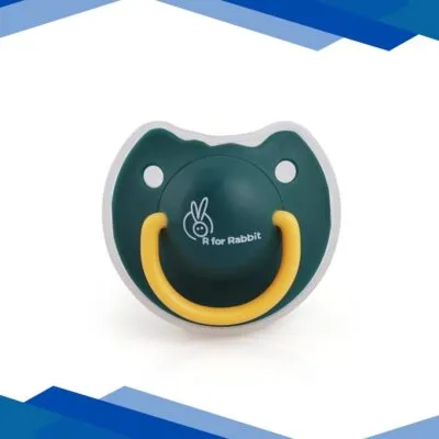 R for Rabbit Tusky Pacifier for kids of 6 months – Green 1’s