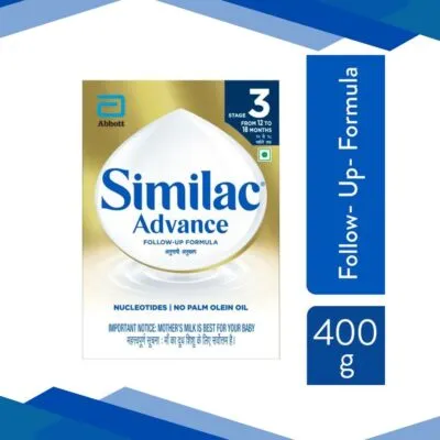 Similac Advance 3 Follow Up Formula Powder Refill – (12-18 Months) 400 g