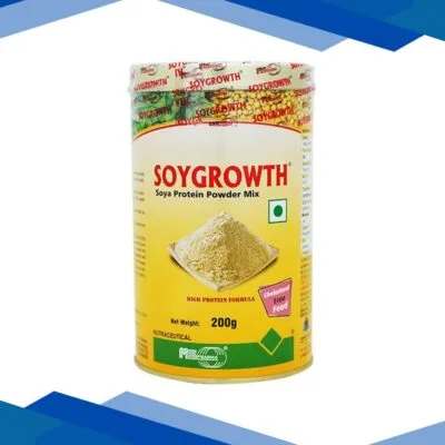SOYGROWTH SOYA PROTEIN POWDER MIX CHOLESTEROL FREE FOOD Powder 200gm