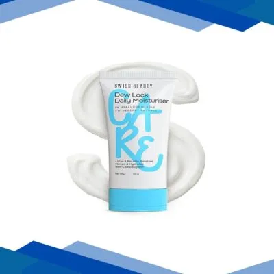 Swiss Beauty Dew Lock Daily Moisturiser, 1% Hyaluronic Acid & Blueberry Extract 50 ml