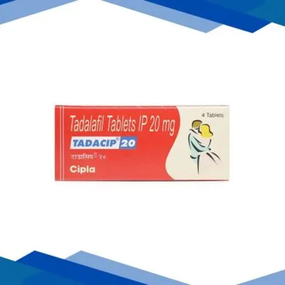 Tadacip 20mg Tablet 4’S