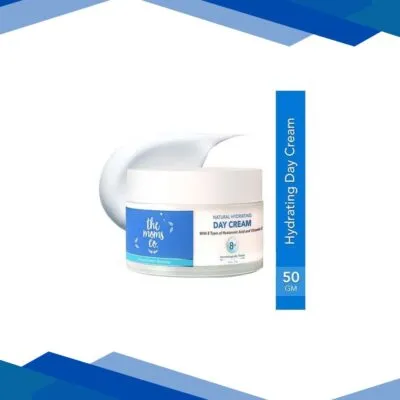The Moms Co Natural Hydrating Day Cream with Vitamin E and 8 Types of Hyaluronic Acid 50 gm