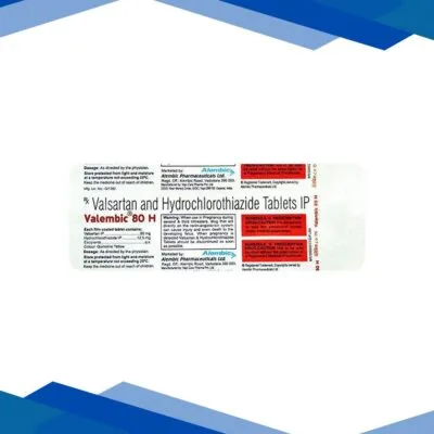 Valembic H 80/12.5mg Tablet 10’S