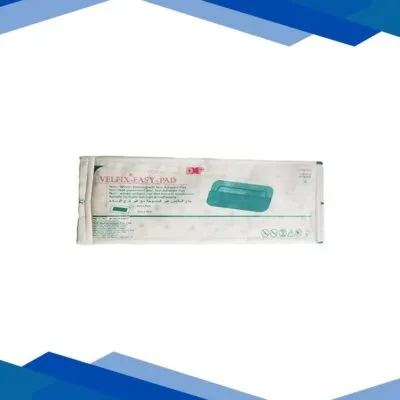 Velfix – Easy + Pad Non Woven Dressing with Non Adherent Pad (5508E) (10 cm x 20 cm) 1’s
