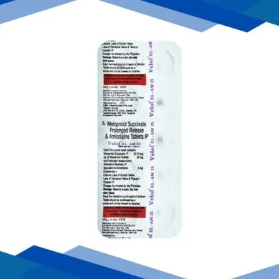 Velol XL AM 25mg Tablet 10’S