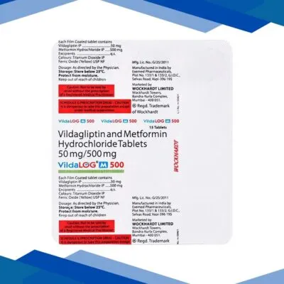 VILDALOG M 500mg Tablet 15’s